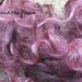 Hand Dyed Mohair Locks - Pink and Black - 1 ounce