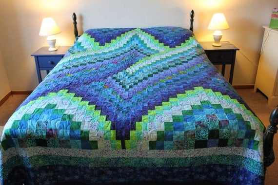 Twist Bargello Quilt Queen Size Customizable