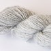Remake Reclaimed Light Gray Angora Mix Laceweight Yarn, 143 Yards