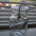 Antique clear glass canning ball jar, made between 1930-1960 - great condition
