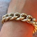 Large Chunky Gold Bracelet