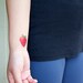 SALE- 50% OFF- strawberry temporary tattoo