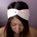 LAST Nude Beige Knit Jersey Turban Headband