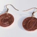 Irish Penny Earrings - Genuine 1996 coins