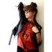 LAST ONE - Geometry Of The Heart - Hand Printed Vest - Burnt Orange, size Large