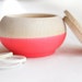 Neon Pink Mini Treasure Pot by Wind and Willow Home, ring box, engagement, special jewelry box