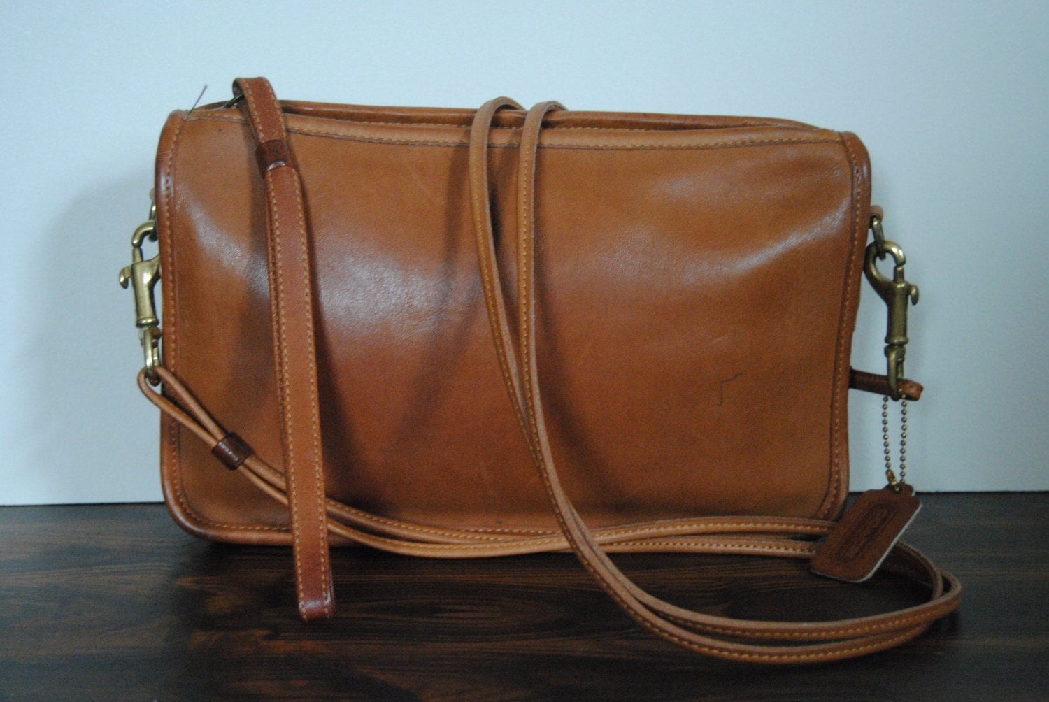 Rare 1960s Bonnie Cashin Leather Coach Bag British by hunterdear