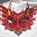 Scarlet Leather Dragon Game of Thrones House of Targaryen Inspired Cosplay Mask