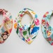 Baby creases Bandana Bibs- set of 3 with animals, cats, owls