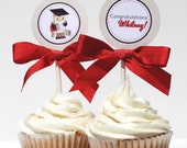Graduation Cupcake Toppers - LOOK WHO'S GRADUATING Printable Il_170x135