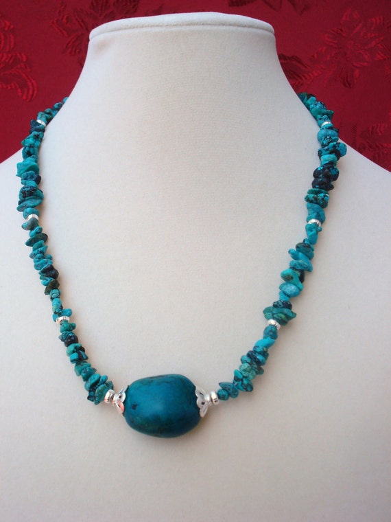 Items similar to Turquoise Necklace ( No.88 ) on Etsy