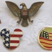Collection of Vintage Patriotic Pins