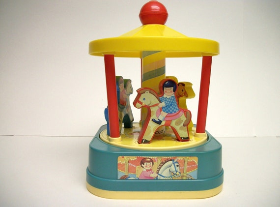 Vintage Chicco Merry-Go-Round Made In Italy by ToysNwhatNot