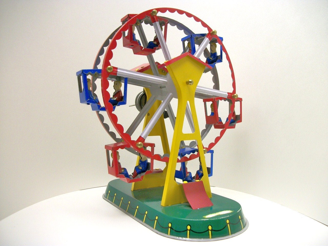 WindUp Ferris Wheel Classic Tin Toy Fair Ride