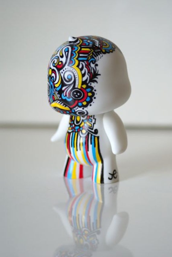 Items similar to Hand Painted Vinyl Figure by The Graphix Chick on Etsy