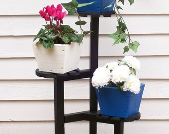 Plant Stand, Wood Plant Stand,Flower Pot Stand, Plant Stand for Indoor or Outdoor use, Deck Flower Plant Stand, Patio Flower Plant Stand,