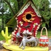 Original birdhouse, gift item, Jackass, donkey, mule, functional birdhouse, one of a kind birdhouse. OOAK