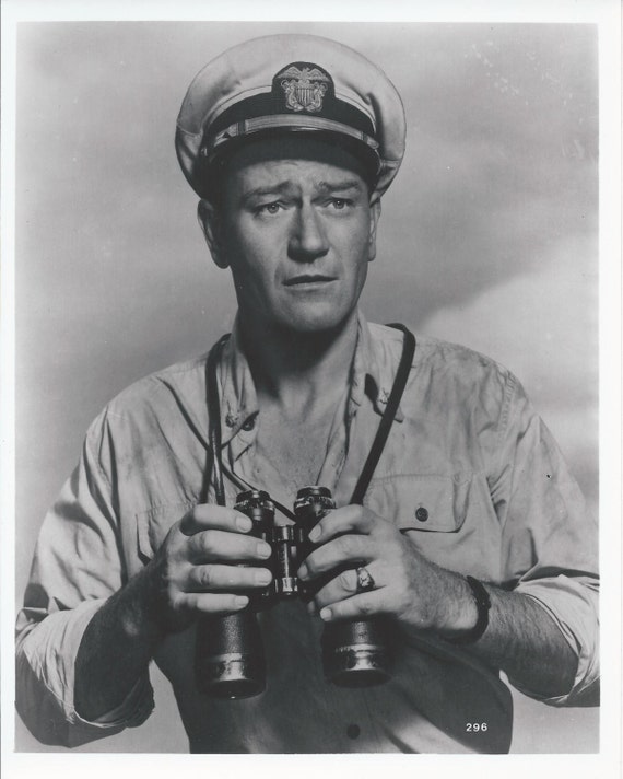 JOHN WAYNE 8x10 Black and White Photo by VintagePrintsNPhotos