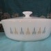 Vintage Anchor Hocking Candleglow Covered Casserole
