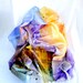 ATHENA. Hand Painted Big Silk Scarf with 4 Gems. Yellow, Olive, Purple Luxury Big Shawl. City Fashion. 67x35,4 in.(170x90cm) Ready to Ship.