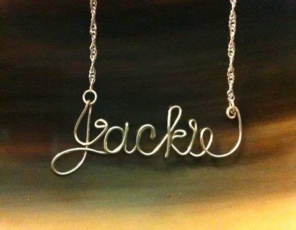 Personalized Wire Name Necklace