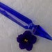 One Very Rare, Cobalt Crystal Prism, Vintage and Beautiful