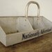 Vintage Aluminum Watkins Salesman Sample Carrying Tray Basket Organizer