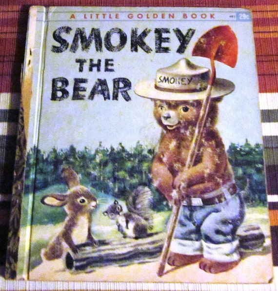 1955 Smokey the Bear Little Golden Book