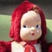 RESERVED FOR KEITH 1960s Rubber Plastic Doll Face Rushton Style