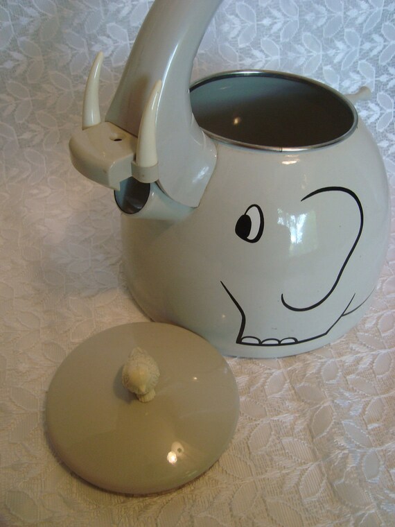 Elephant Teapot Vintage Grey Elephant Shaped Teapot Stove