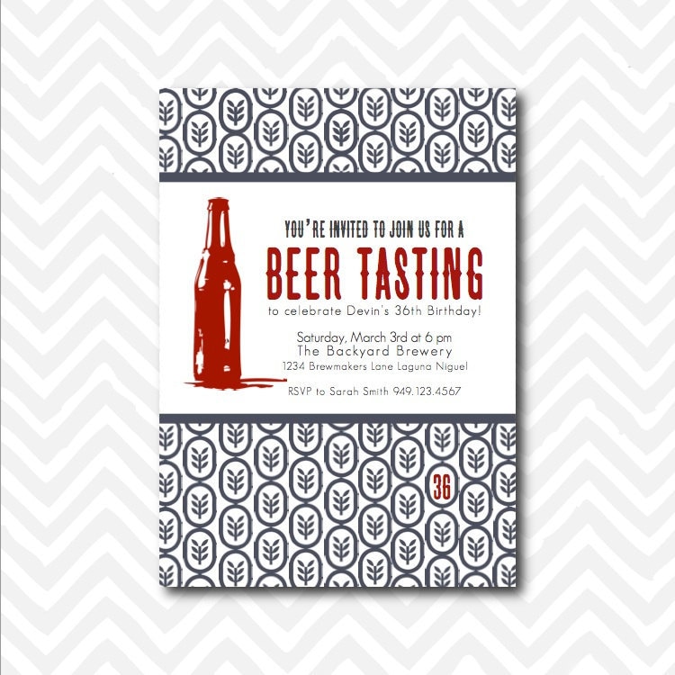 Beer Tasting Party Invitation Wording 8