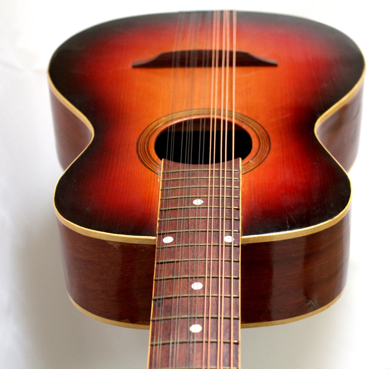 Octavina Philippines Stringed Instrument 1970s Sunburst