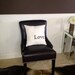 Linen Pillow Cover with Customizable Options. Sentiment pillow Cover.