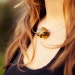 Amber Pendant Necklace, Sterling Silver Amber Necklace, Eco Friendly Necklace, Honey, Yellow, Black, Handmade Jewelry