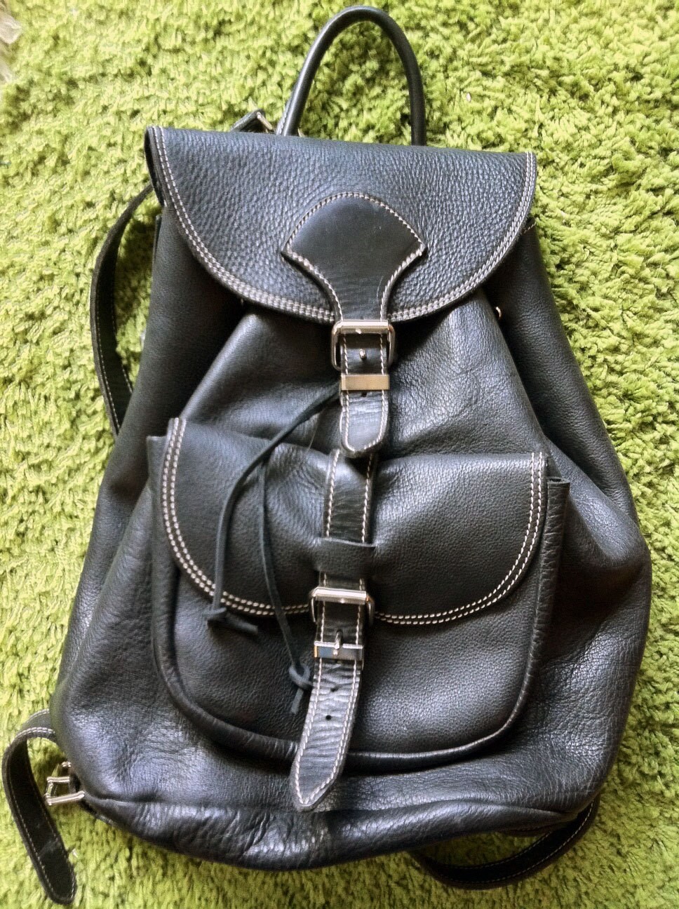 roots blue backpack