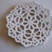 White Die Cut Paper Doilies - set of 6