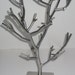 Handmade Sandblasted Stainless Steel Jewelry Tree - Large