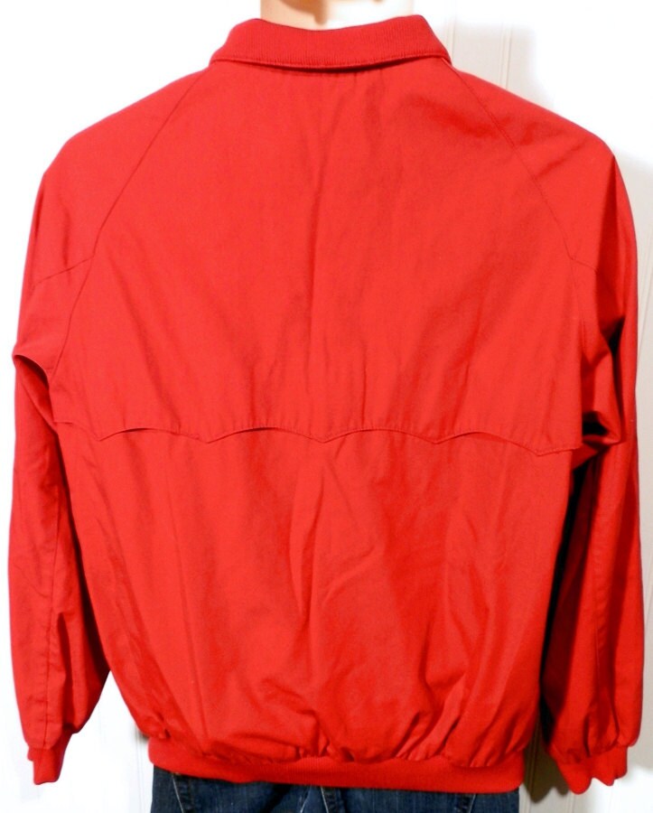 van heusen red jacket