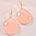 Rose Quartz Tear Drop Earrings