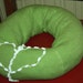 spring green Ugli Donut bunny bed for a small sized rabbit or guinea pig