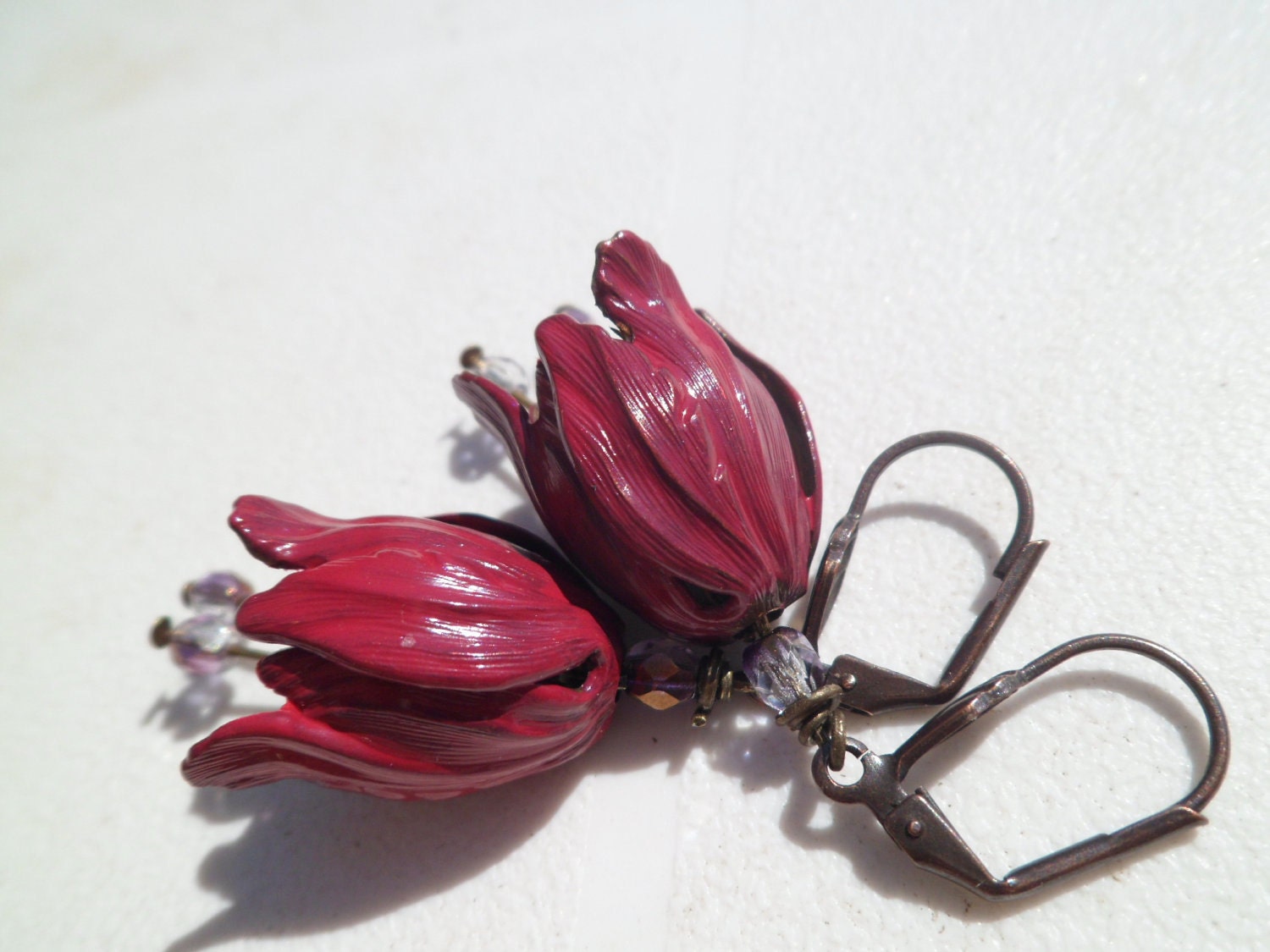 earrings vintage tulip earrings mulberry tulip earrings vintage tulip earrings mulberry tulip