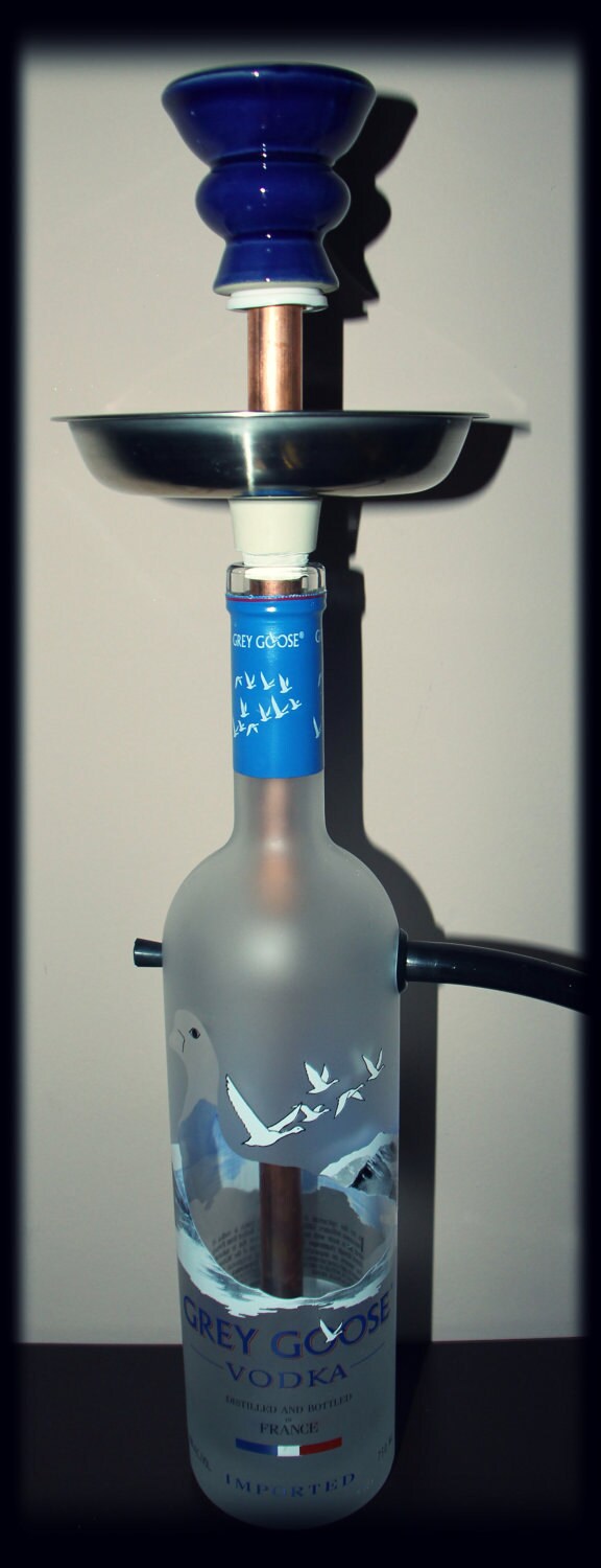 Grey Goose Hookah 750 ML Bottle Custom Made Hookah Set