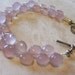 Lovely Lilac Pink Chalcedony Briolette Bracelet