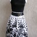 Vintage Black/white Skirt , size M-L