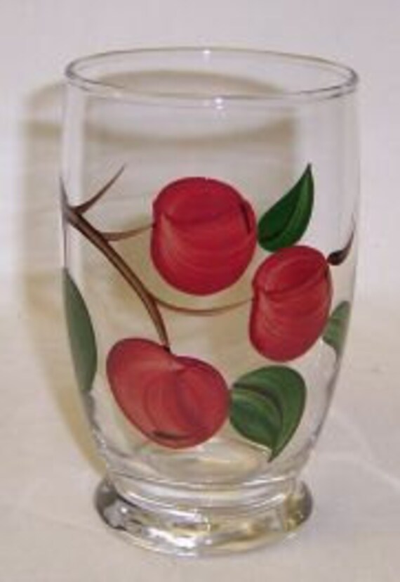 Blue Ridge Pottery CRAB APPLE 4 3/4 Inch High Water Tumbler