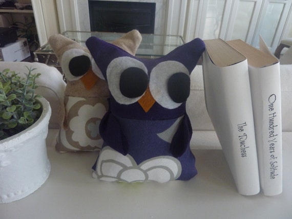 baby owl bookends