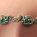 Vintage Sterling Silver Dragon Bracelet 9.7 grams