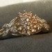 Champagne Diamond Ring in 14 K Yellow Gold, stunning, size 10