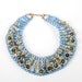 vintage 1950's 1960's mid century beaded crystal choker collar necklace coppola e toppo