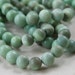 Reserved for Flora's daughter Peruvian Opal 8mm Round Beads Seafoam Green (100 beads)